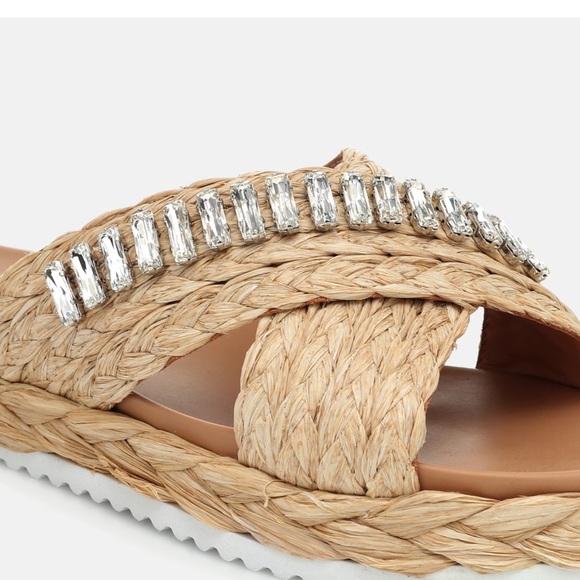 PRADA
Embellished straw sandals - Picture 5 of 8